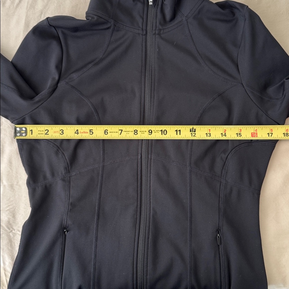 Fabletics Black Athletic Zip Up Jacket. M. - image 8